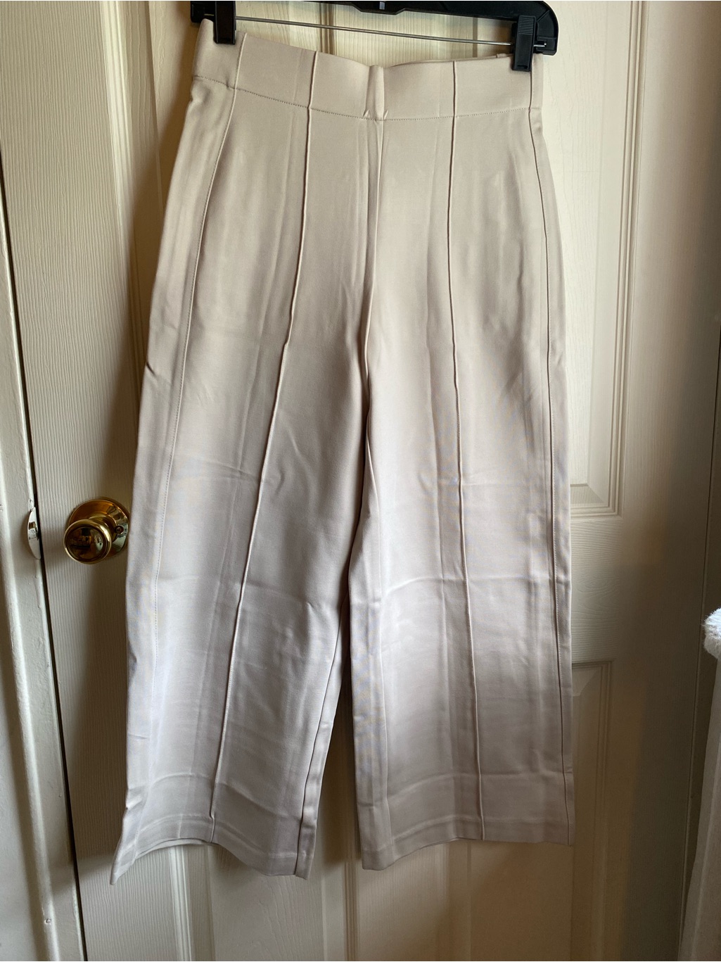 Jones New York Wide-Leg High-Rise Pants - Cream